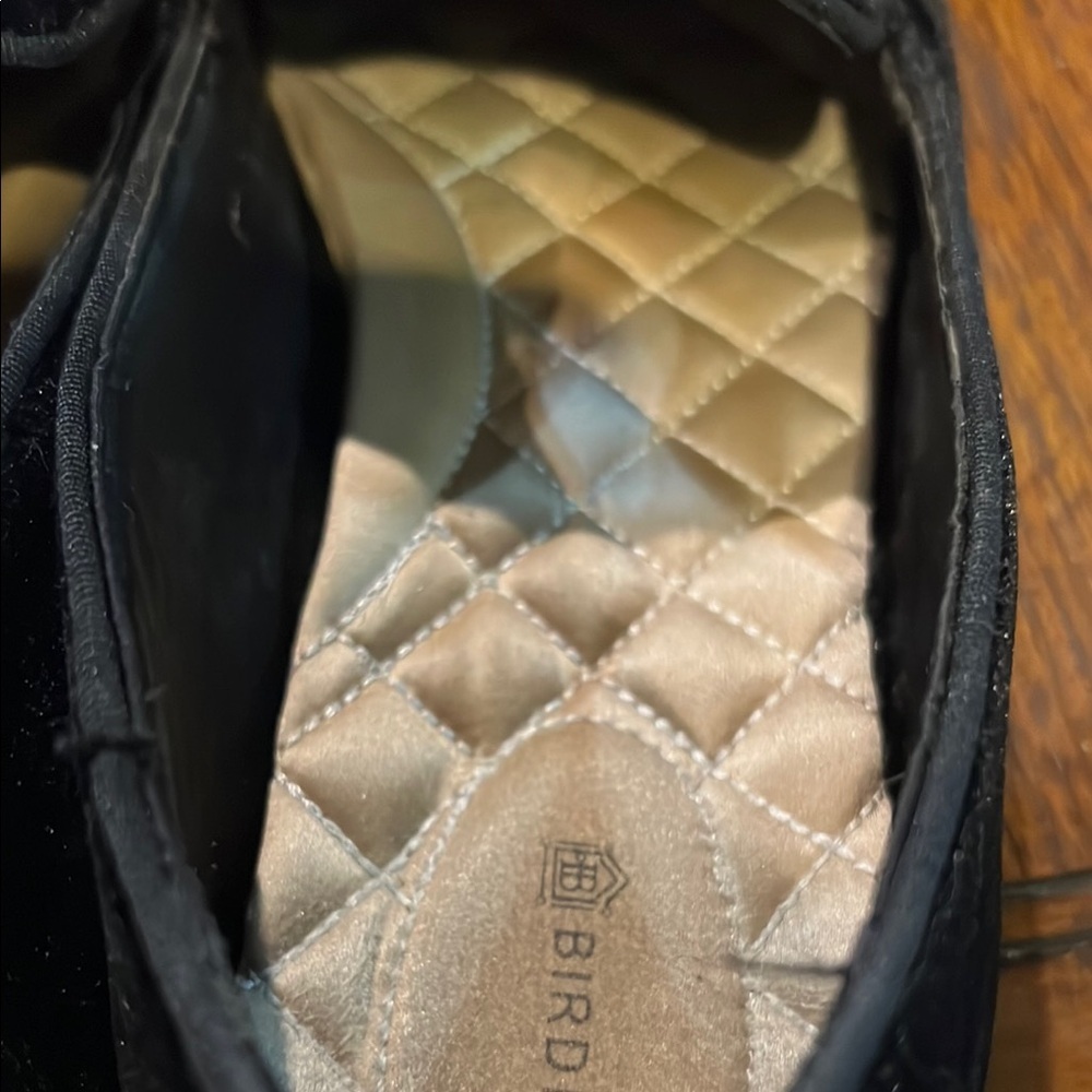 Black Birdies Starling  Velvet Loafers 10. SH129 - Picture 5 of 6